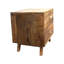 Table de chevet en bois massif Jeanea