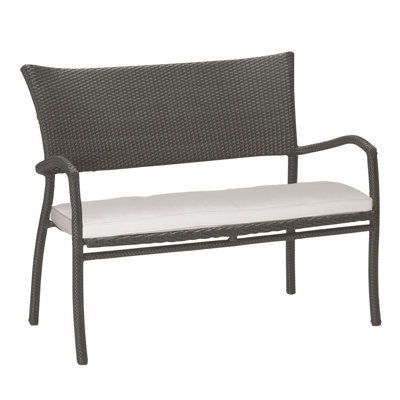 Skye Wicker Garden Bench