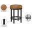 Tabouret de comptoir en velours Monette-900618412-888047056