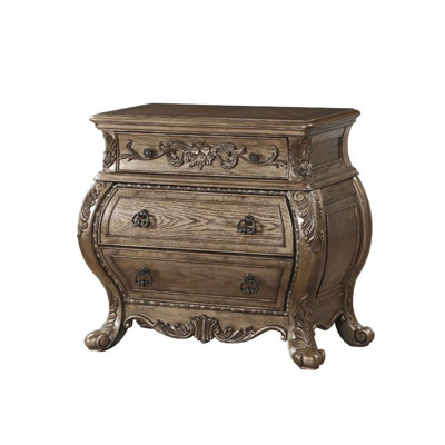 3 Drawers Nightstand
