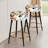 Multicolor Leopard Urban - Geometric Bar Stools Set Of 2