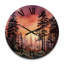 Horloge murale en bois massif Obert-53598190