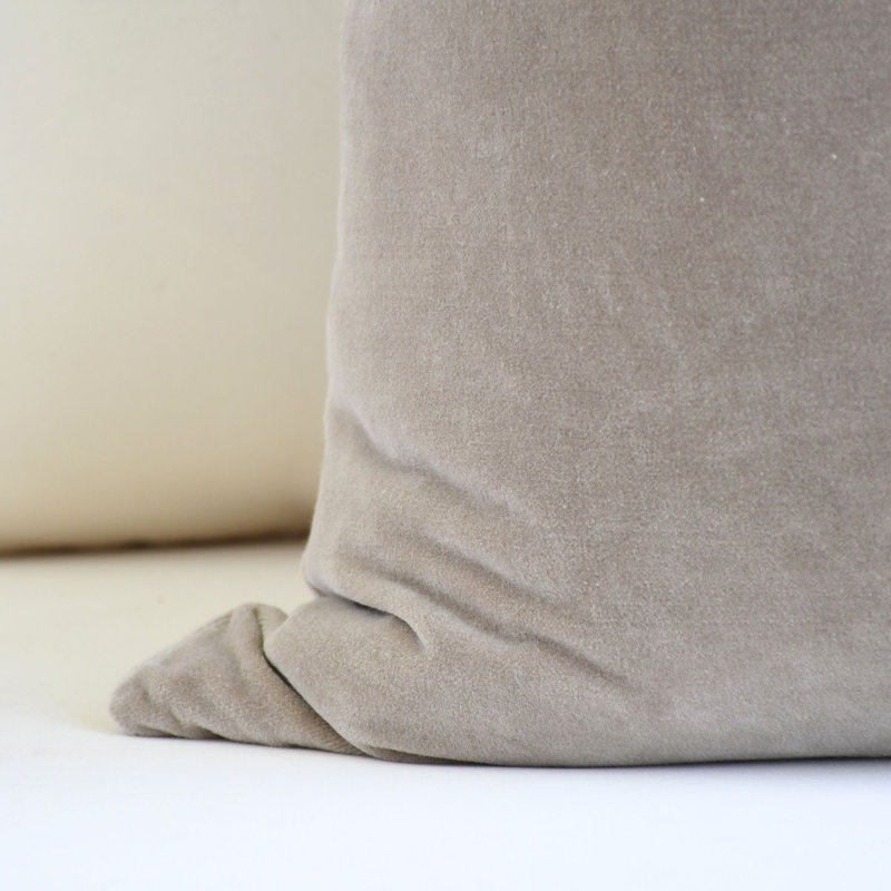 Velvet & Textured Handwoven Decorative Pillow Covers, Wool Lumbar