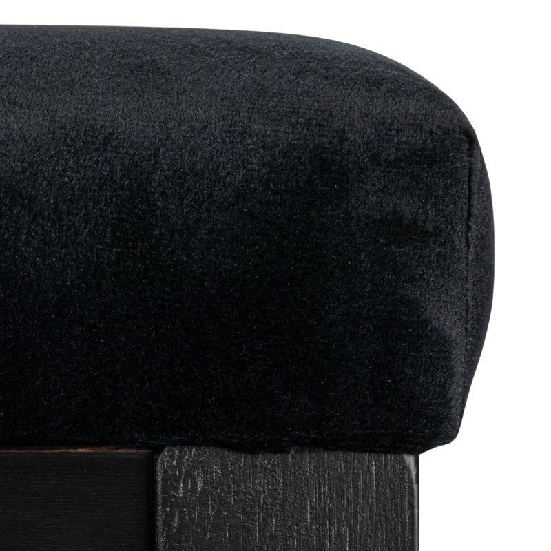 Kay Upholstered Armchair, Black/Black
