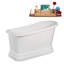 Baignoire autoportante 59 "avec drain interne Streamline-101697400