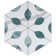 Alicante  Hexagon 7.88 In. X 9.45 In. Matte Porcelain Floor And Wall Tile