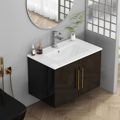 Meuble-lavabo mural 36 po