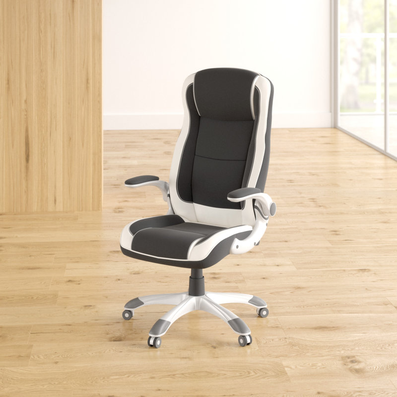 Ramona Office Chair with Headrest, Black