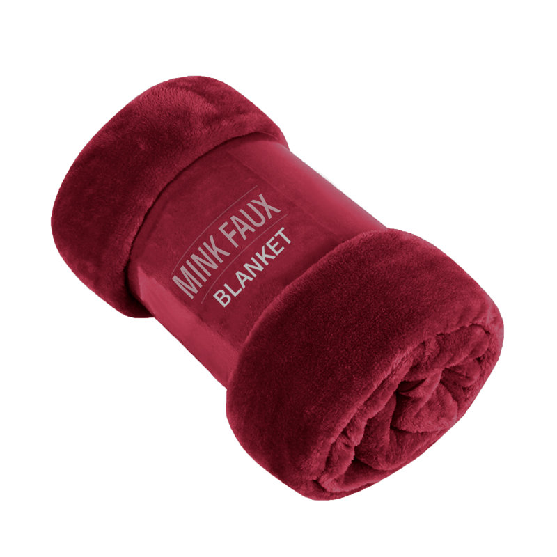 Francella Plush Cozy Mink faux Fleece Blanket/Throw, 200cm W x 240cm L, Teal