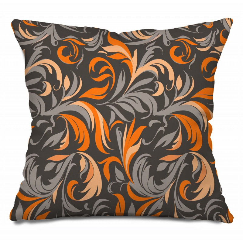  Coussin Floral, H 16 po x l 16 po
