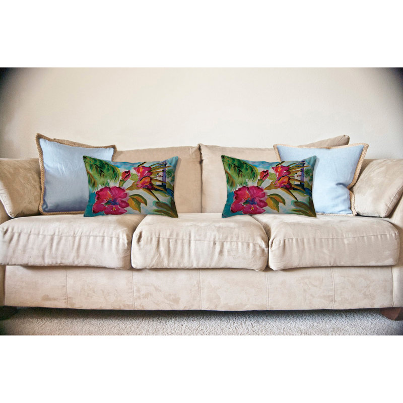 Outdoor Reversible Throw Pillow, 16" x 20"