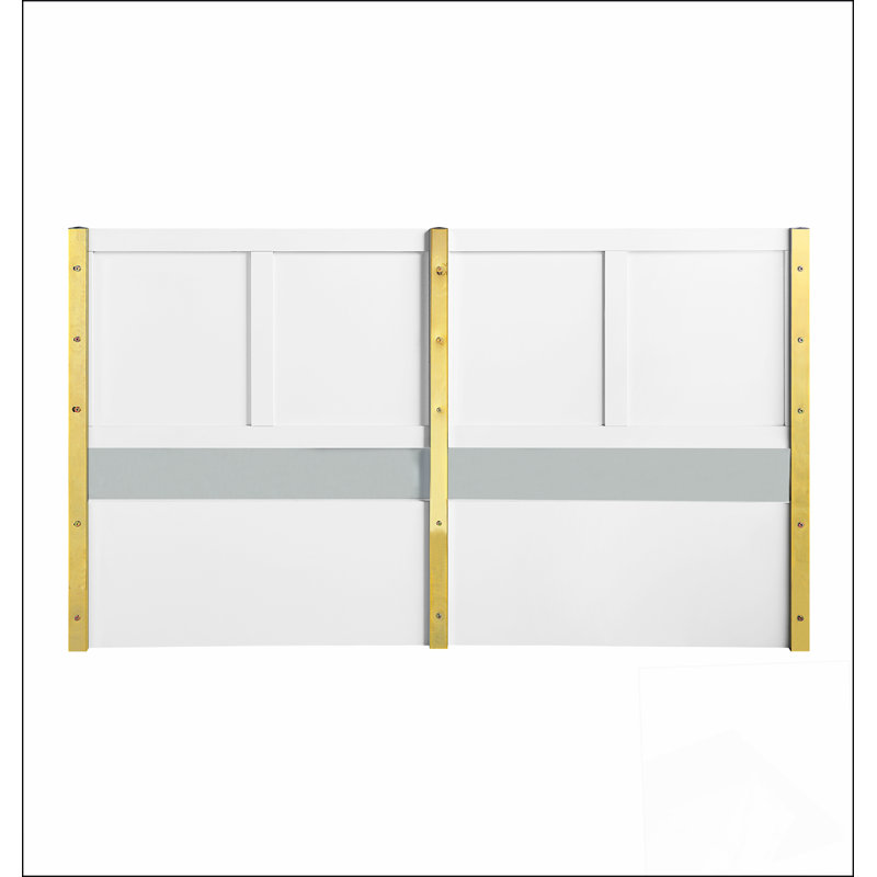 Gaines  Bed Sturdy and durable, modern and simple, environmentally friendly materials, easy to install,  High Gloss