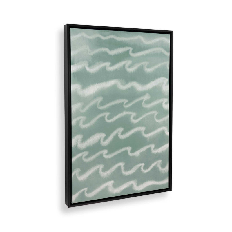 «Salt Lullaby II» par Grace Popp, reproduction d'art sur toile, H 18 po x l 12 po, Cadre flottant sans passe-partout, Noir
