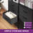  2 - Piece Set 17.7'' W 4 - Drawer Dresser With Foldable Storage Drawers-267174380