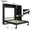 Lit plateforme Murphy avec armoire latérale, DEL et un tiroir-1325749377