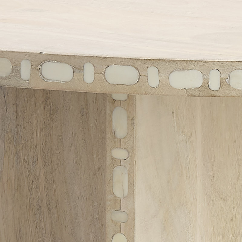 Sama Round Solid Wood Dining Table