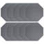 Ensemble de tapis intérieur / extérieur en polyester touffeté à la machine Kobielnik noir / gris-132157207