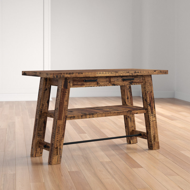 Koichiro 50'' Solid Wood Top Console Table