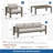 All-Weather 4-Piece Modern Metal Patio Furniture Set-1682960846-1682960845