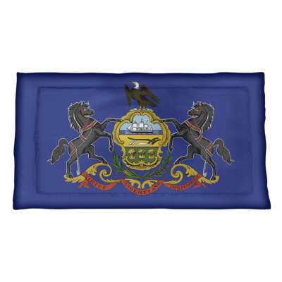 Taie décorative Katelyn Smith Pennsylvania Flag
