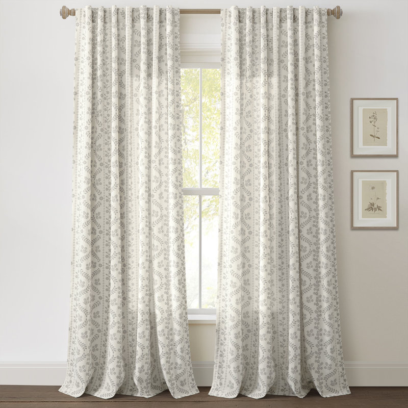 Room Darkening Curtain Pair, Gray