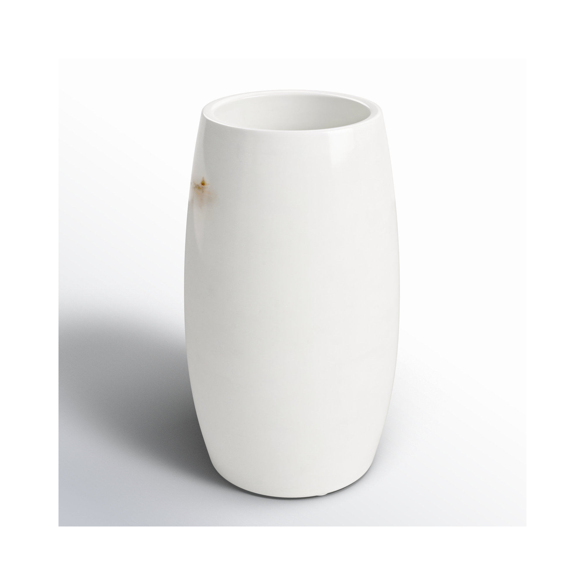 Claudine Stoneware Table Vase, 8" H x 4.75" W x 4.75" D