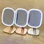 Miroir de maquillage tactile avec lumière DEL et base amovible, système d'alimentation double, capteur tactile-54878496