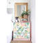 Red Barrel Studio® 93029 Papier peint adhésif auto-adhésif en vinyle à motif floral forêt / vert / rose amovible 17,7 po x 9,8 pi