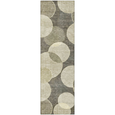 Premium Machine Washable Lubbers AMF1751 Geometric Rug