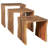 Solid Wood Nesting Tables With Dovetail Joinery