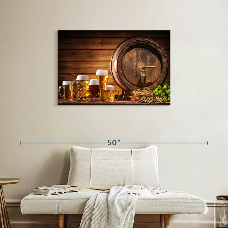 Yarlin Beer Barrel, 24" H x 36" W