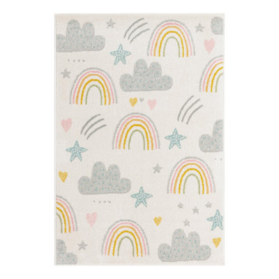 Whimsy Kids Power Loom Polypropylene Plastic Rug