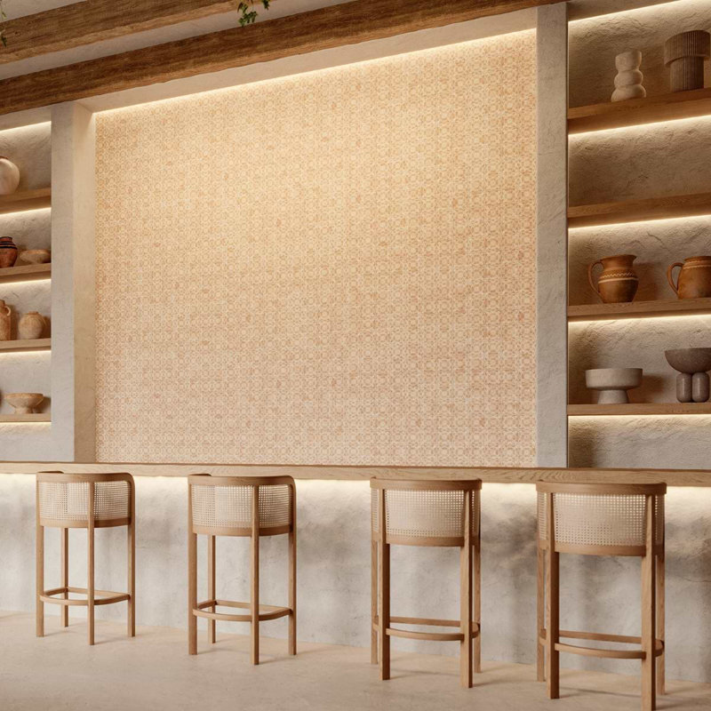 Paula Purroy Antoni 5.11 In. X 5.11 In. Matte Ceramic Wall Tile (6.02 Sq. Ft. / Case), Cala Terracotta