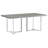 Savona Grey Faux Marble Rectangular Dining Table