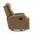 Rudisill Genuine Leather Swivel Recliner-80918678