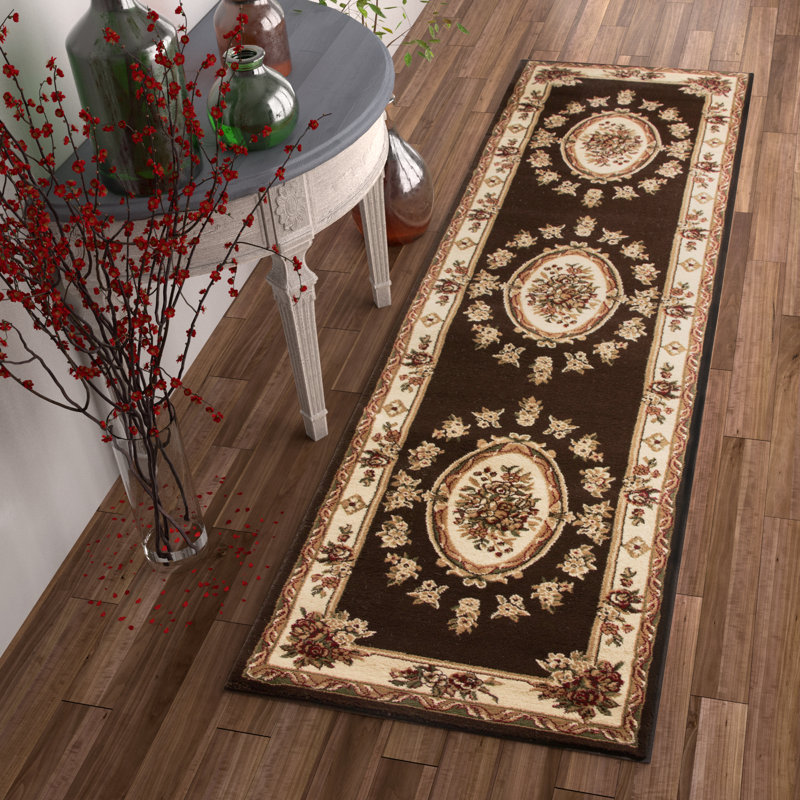 Conte Oriental Synthetic Area Rug, Runner 67 x 220cm