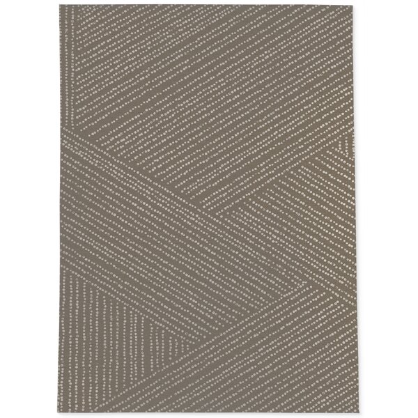 Ebern Designs Mullen Brown Indoor/Outdoor Area Rug, Size: 8' x 11