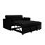 Canapé-lit convertible 3-en-1 53 po Modern Velvet-1866577575-1866577574