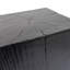 Ensemble de tables d'appoint de style rétro naturel, tables de bout empilables, table d'appoint MGO à colonne carrée pour le salon, la chambre à coucher, le bureau, couleur noire-129493087
