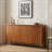 Sideboard Buffet Cabinet with 4 Doors and 2 Shelves