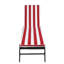 Coussin de chaise longue d'extérieur 2 pièces, remplacement de coussin de siège de mobilier de patio, matériau délavé, conception pratique avec sangles d'aspect élégant