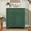 Bathroom Vanity With Ceramic Sink, 2 Drawers And Soft Closing Doors-957637053