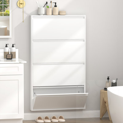 12 - Pair Shoe Storage Cabinet