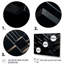 3D cube de briques noires 3D, impression sur toile, 3 pièces-903772377