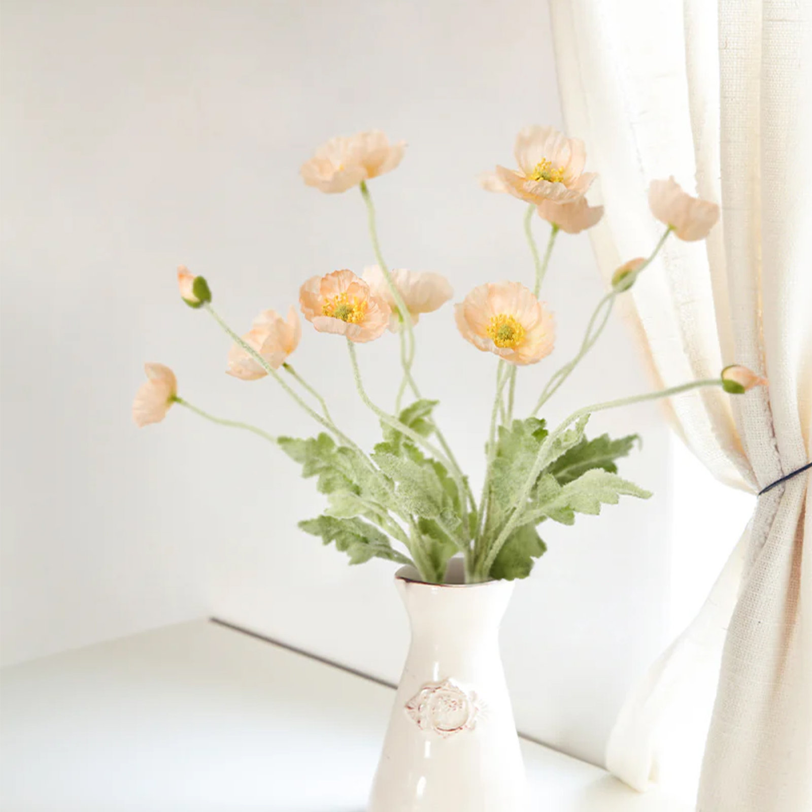 Audet Poppy Stems, Pink