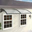 Sol 27 Outdoor 100cm D Plastic Black Cover Retractable Door / Window Awning-1301676827-1301676829