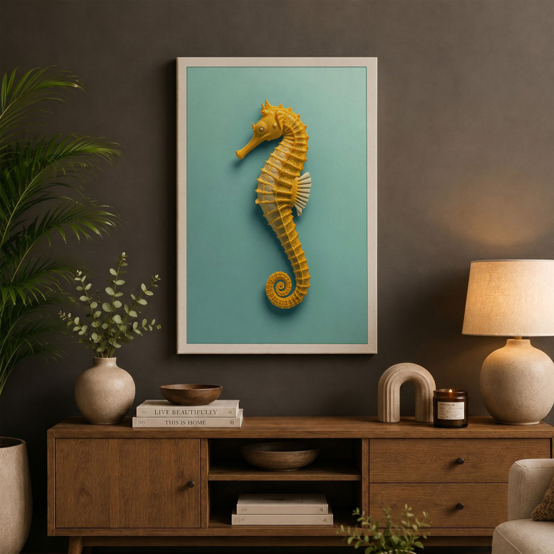 Print, 36x24 - 91.4 x 61.0 cm, Teal Border