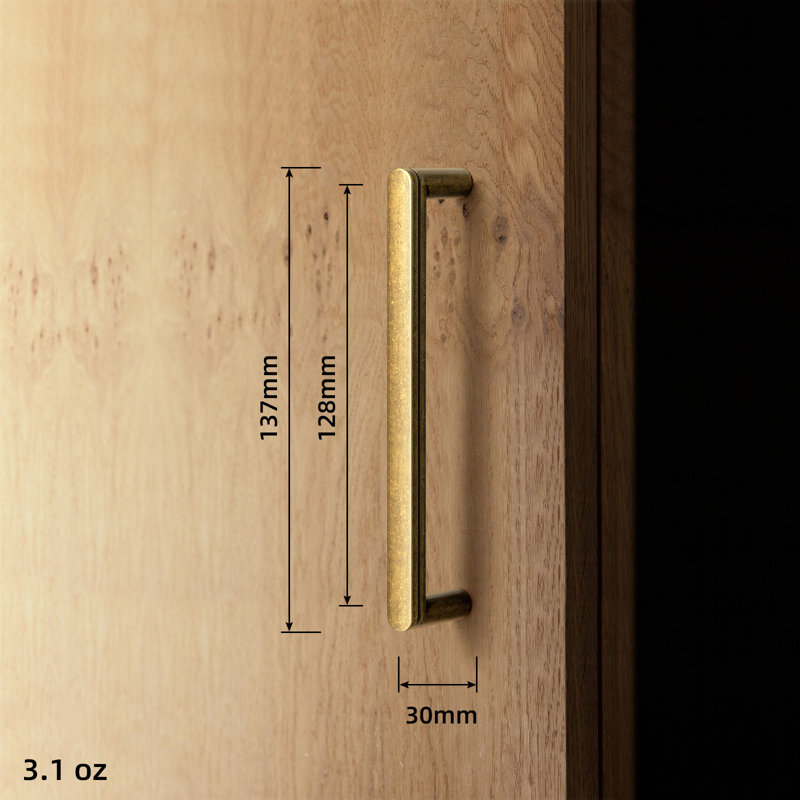 Pull Multipack, Antique Brass, 5"