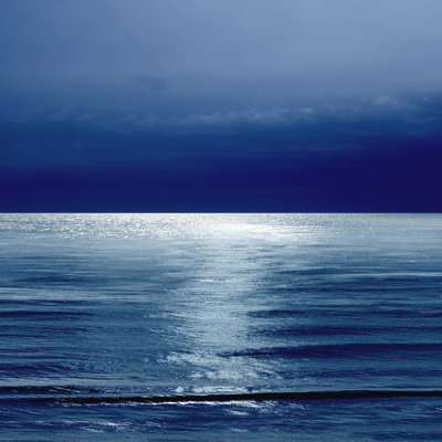 Clair de lune bleu océan II