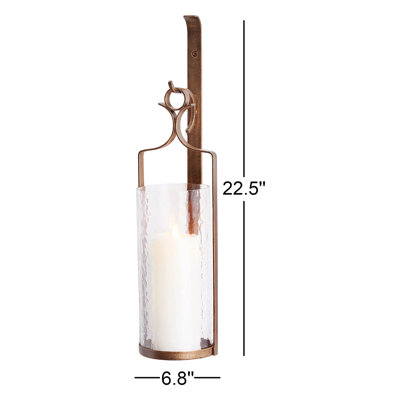 22.5'' H Metal Wall Wall Sconce